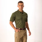 Tactical Performance Polo Shirt with UPF 50+ Sun Protection | Quick-Drying Fabric for Active Outdoor Comfort 2