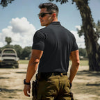 Tactical Performance Polo Shirt with UPF 50+ Sun Protection | Quick-Drying Fabric for Active Outdoor Comfort 7