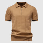 Women's Theodore Willow MetroZip Polo Shirt | Material: Breathable polyester-viscose blend 0