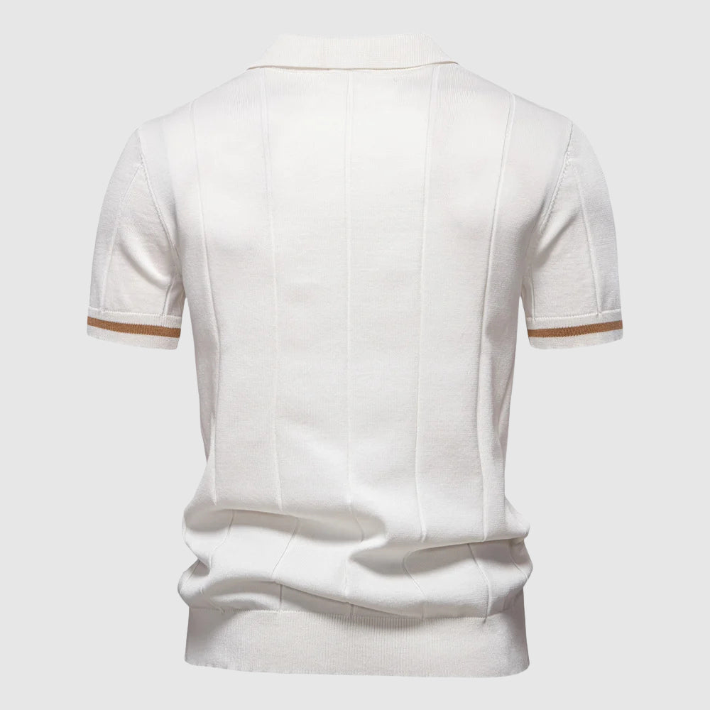 Women's Theodore Willow MetroZip Polo Shirt | Material: Breathable polyester-viscose blend 6