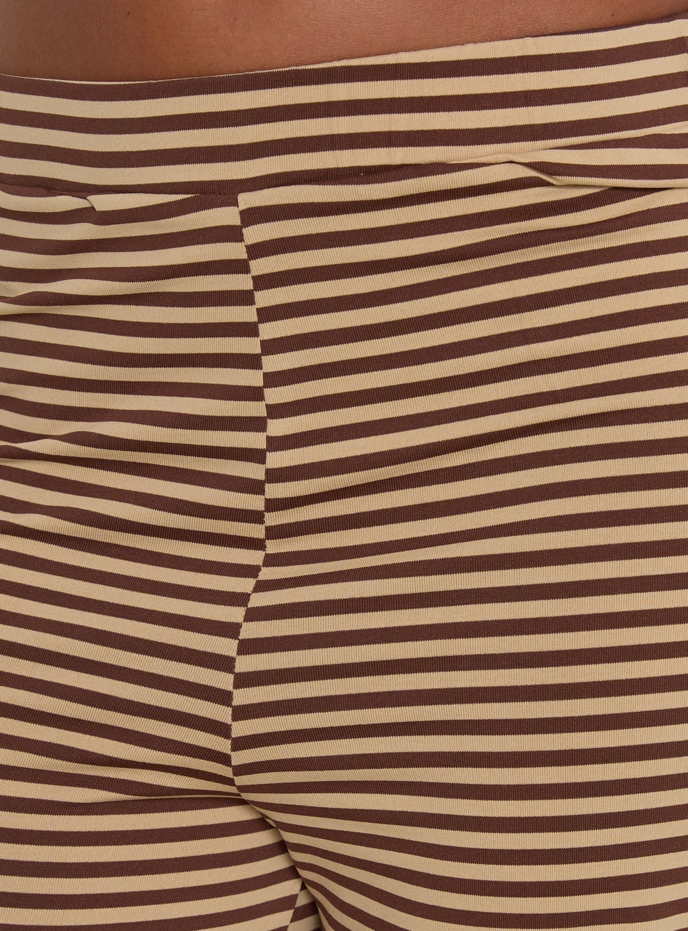 Women's Timora Pants Brown Stripe | Straight-leg pants in mid-rise fit 5