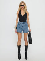 Women's Tropicana Shorts Denim | High-rise denim Shorts 1