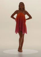 Women's Twilight Glow | Mini Dress with Open Back & Halter Neckline | Flowy Design for Unforgettable Nights - Women's |  6