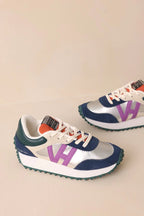 Women's Vintage Havana Cosmic 17 Silver Purple Sneakers | Platform Measures 1" 2