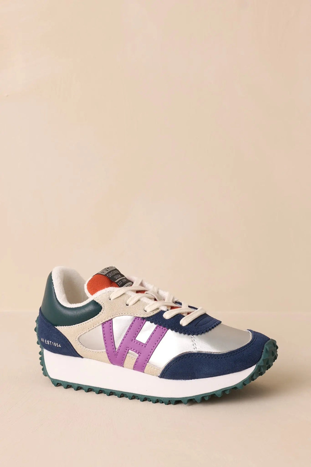 Women's Vintage Havana Cosmic 17 Silver Purple Sneakers | Platform Measures 1" 3
