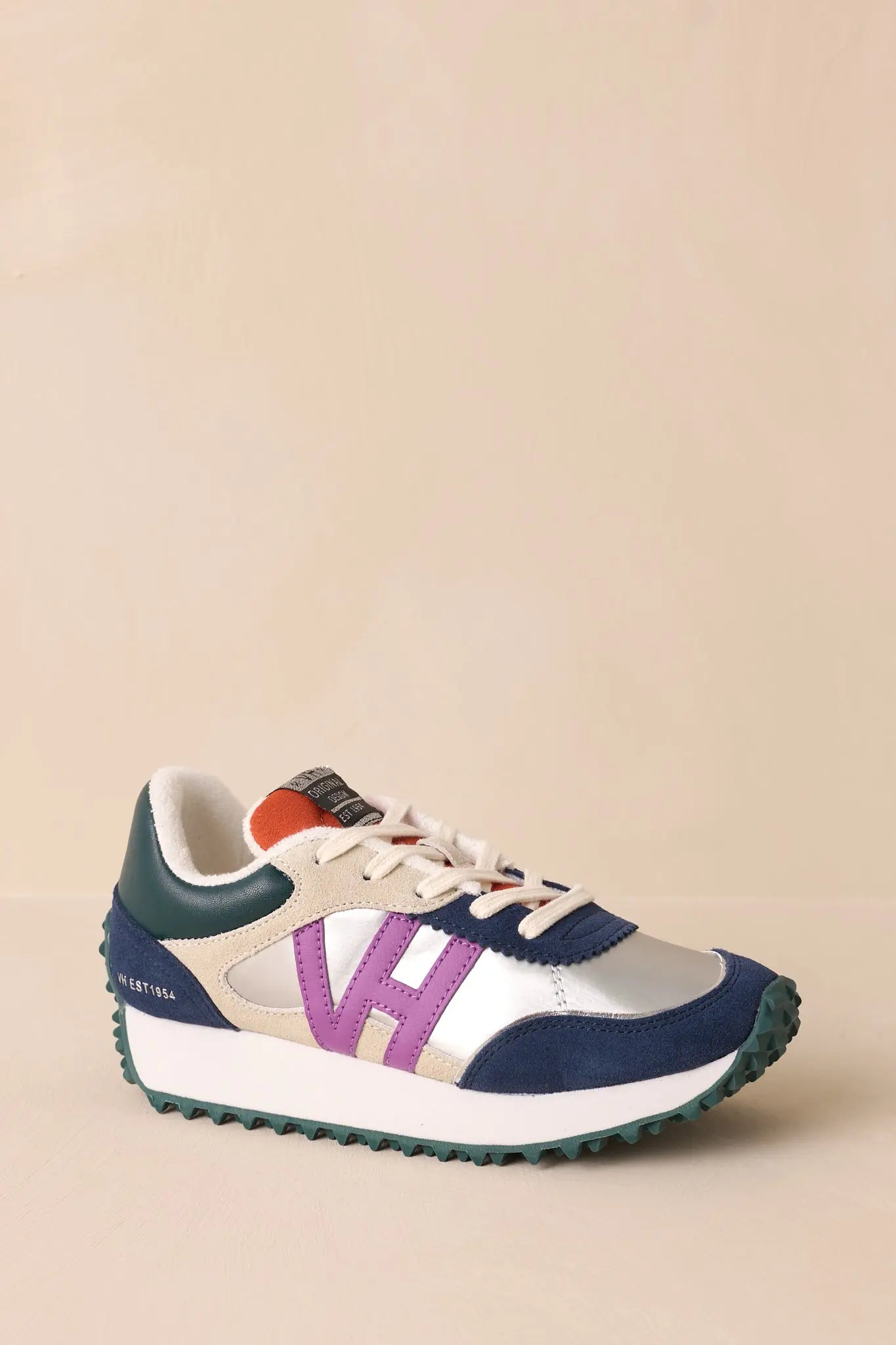 Women's Vintage Havana Cosmic 17 Silver Purple Sneakers | Platform Measures 1" 3