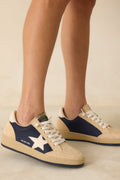 Women's Vintage Havana Denisse Navy Suede Sneakers | All Man Made Materials 0