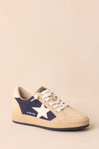 Women's Vintage Havana Denisse Navy Suede Sneakers | All Man Made Materials 4