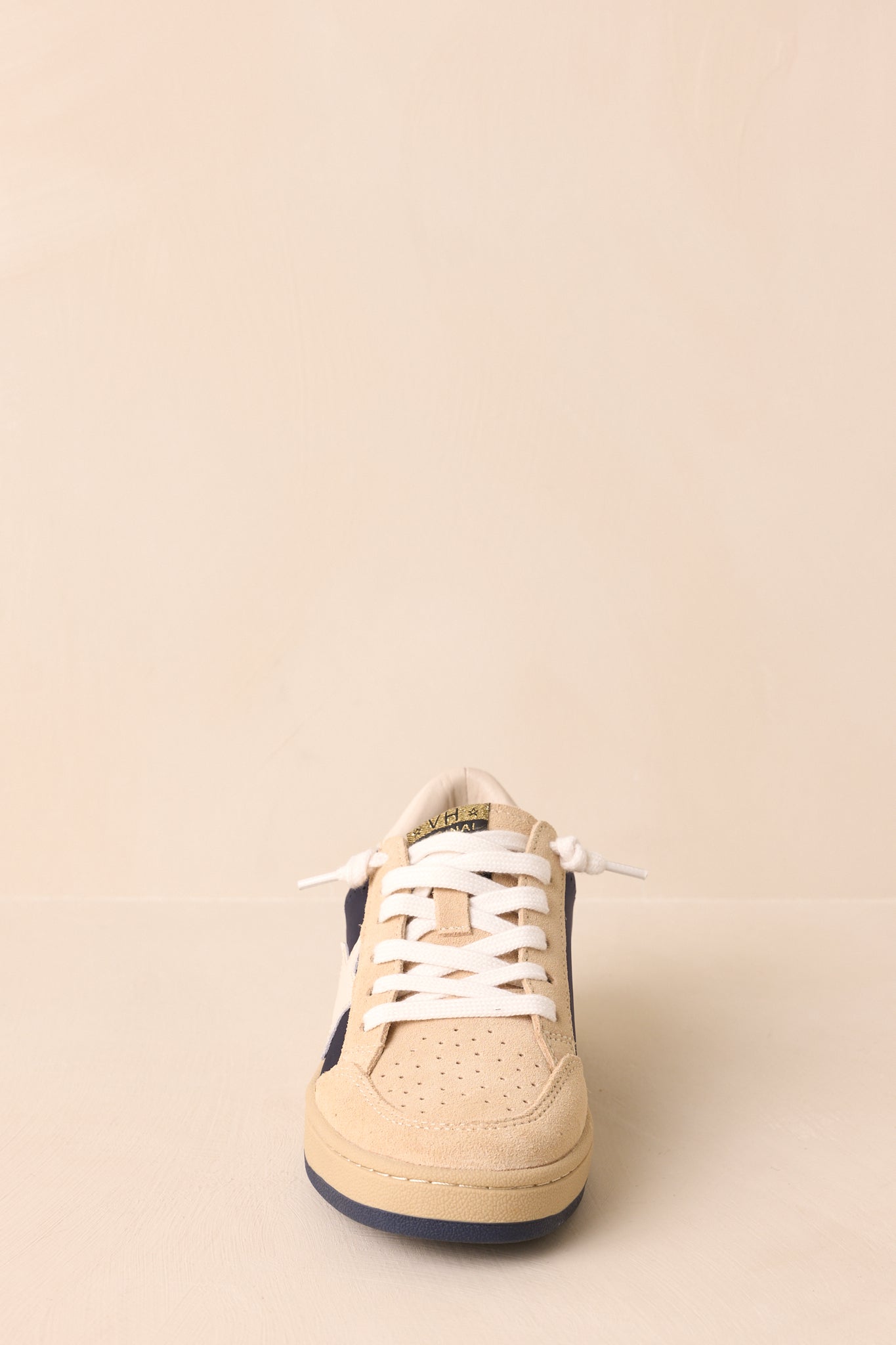 Women's Vintage Havana Denisse Navy Suede Sneakers | All Man Made Materials 7