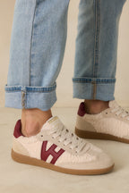 Women's Vintage Havana Dreamer 1 Burgundy Sherpa Sneakers | All Man Made Materials 0