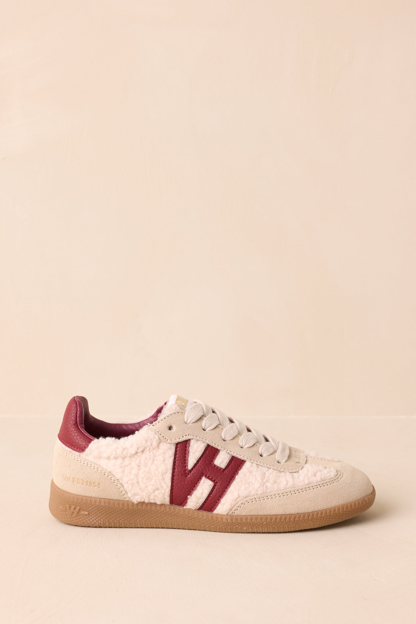 Women's Vintage Havana Dreamer 1 Burgundy Sherpa Sneakers | All Man Made Materials 1