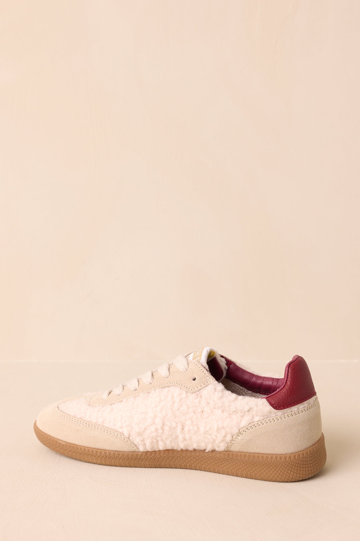 Women's Vintage Havana Dreamer 1 Burgundy Sherpa Sneakers | All Man Made Materials 6