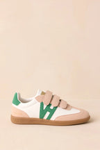 Women's Vintage Havana Pace 5 Green Multi Three Strap Low Top Sneakers | All Man Made Materials 3