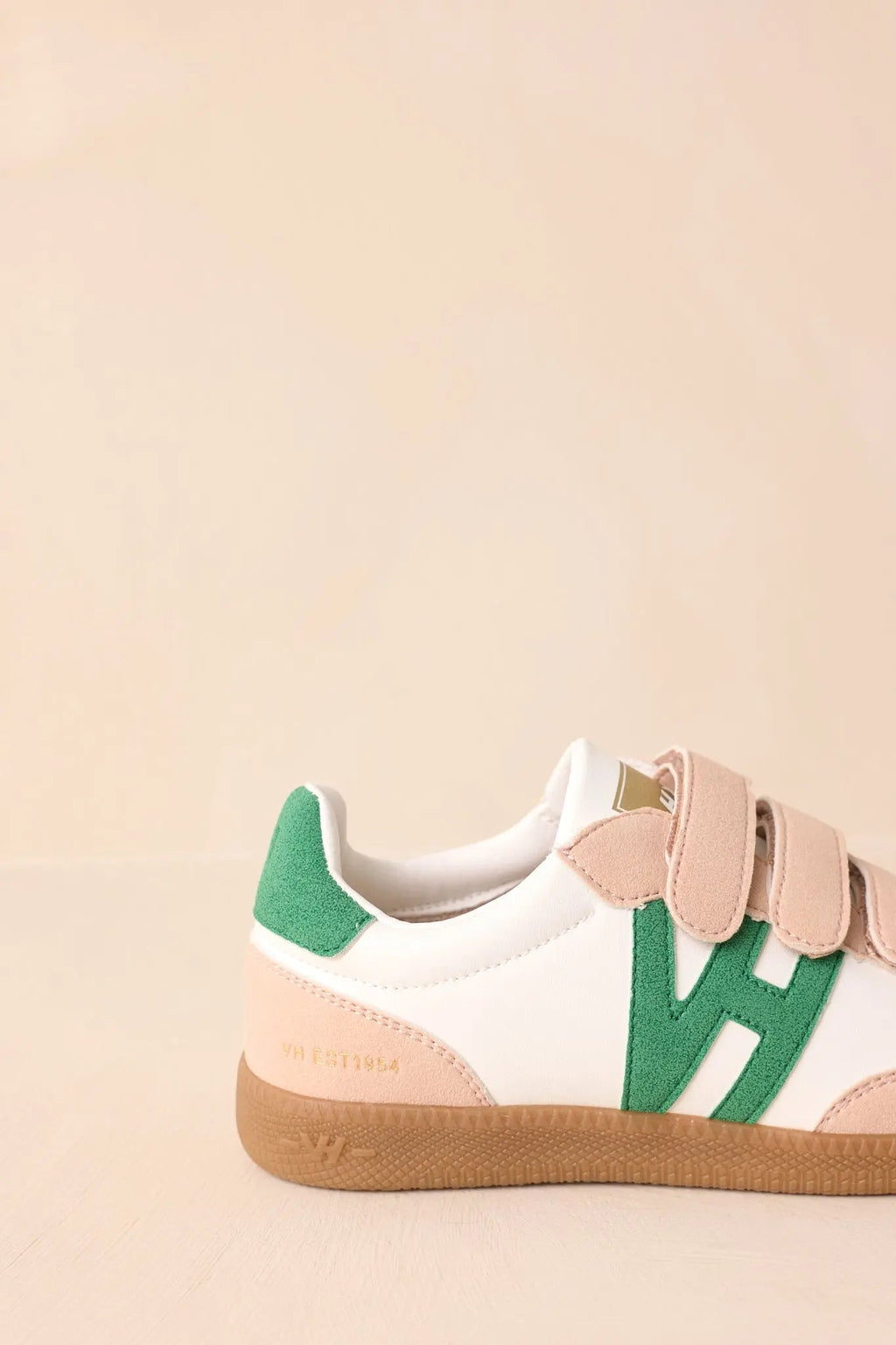 Women's Vintage Havana Pace 5 Green Multi Three Strap Low Top Sneakers | All Man Made Materials 4