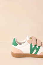 Women's Vintage Havana Pace 5 Green Multi Three Strap Low Top Sneakers | All Man Made Materials 4