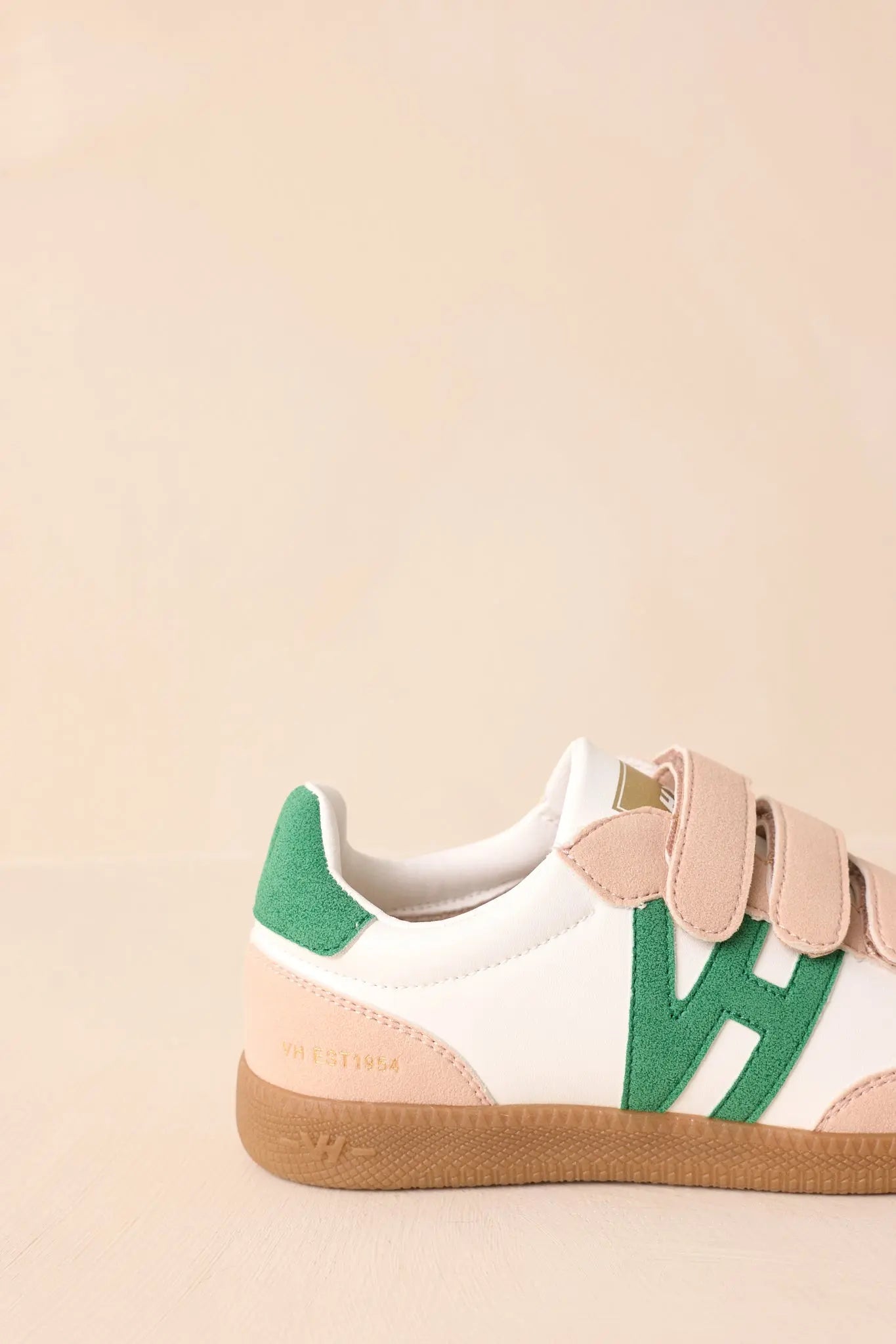 Women's Vintage Havana Pace 5 Green Multi Three Strap Low Top Sneakers | All Man Made Materials 4