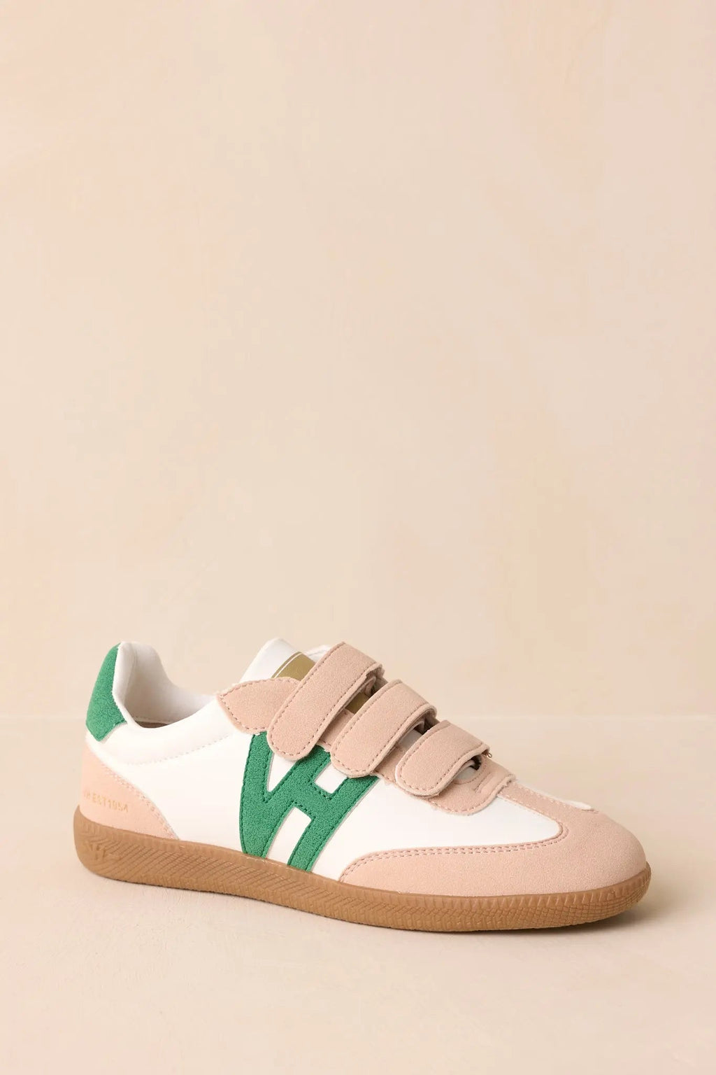 Women's Vintage Havana Pace 5 Green Multi Three Strap Low Top Sneakers | All Man Made Materials 5