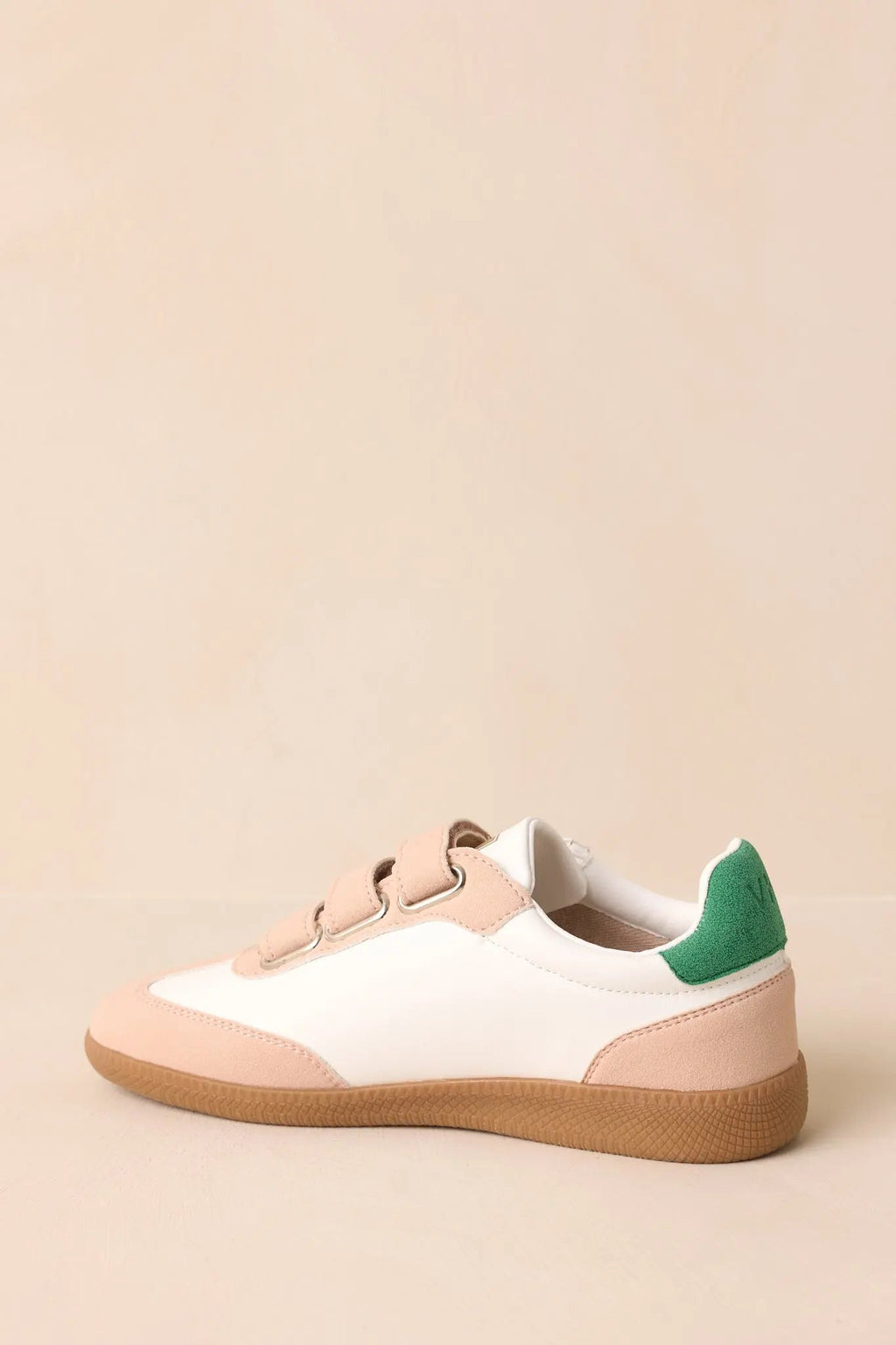 Women's Vintage Havana Pace 5 Green Multi Three Strap Low Top Sneakers | All Man Made Materials 7