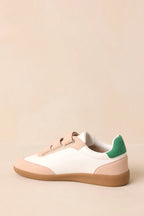 Women's Vintage Havana Pace 5 Green Multi Three Strap Low Top Sneakers | All Man Made Materials 7
