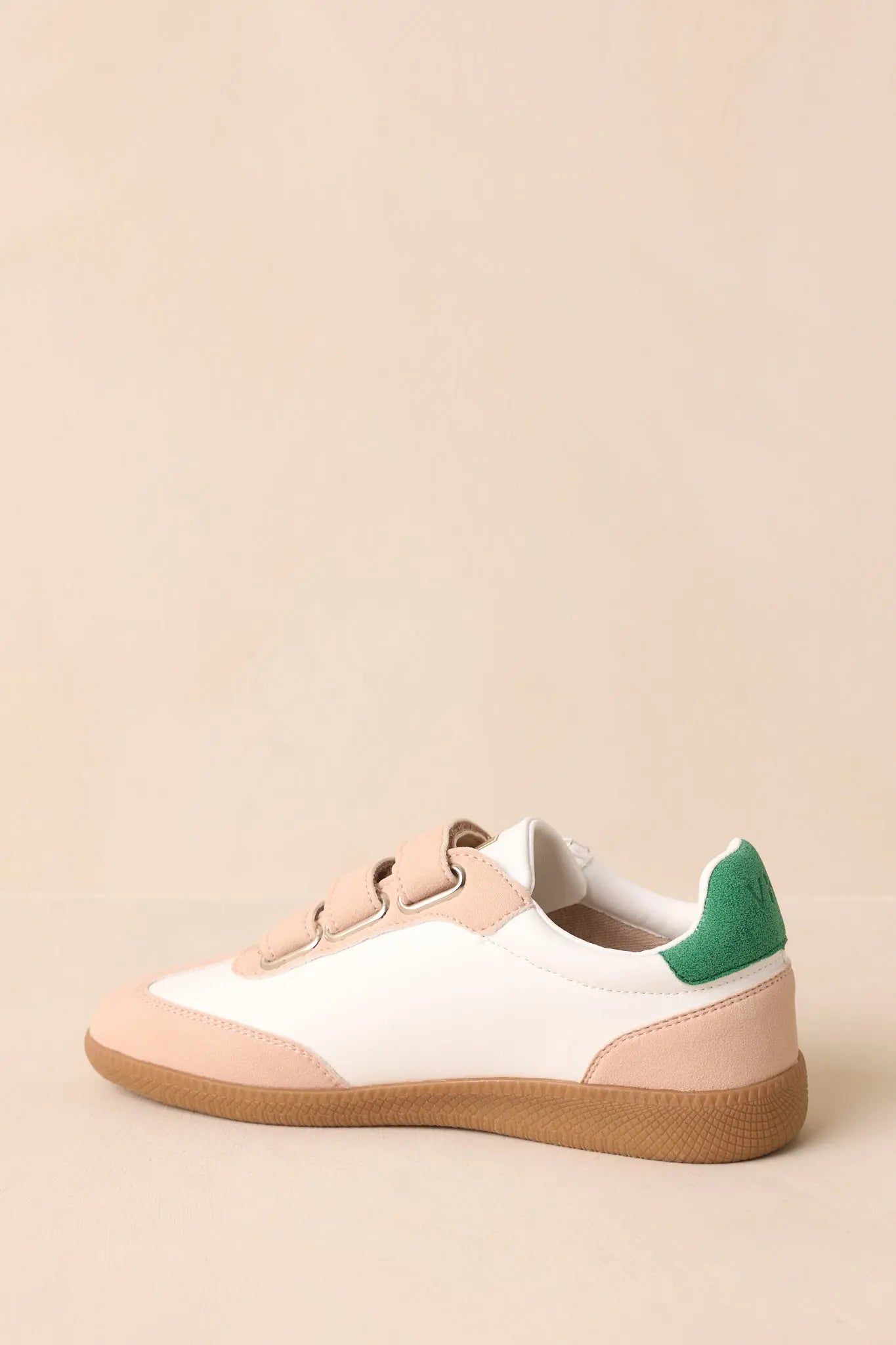 Women's Vintage Havana Pace 5 Green Multi Three Strap Low Top Sneakers | All Man Made Materials 7