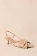 Women's Wildest Dreams Raffia Pointed Toe Kitten Heels | Heel measures 2.25" 0