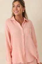 Women's Z Supply Cantaloupe Orange Cotton Classic Gingham Top | 100% Cotton 2