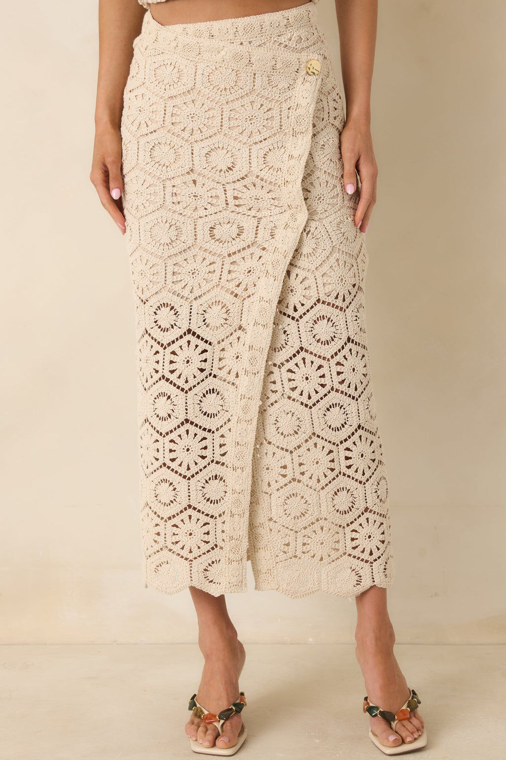 Women's Z Supply Natural Raquel Lace Skirt | 100% Cotton 5