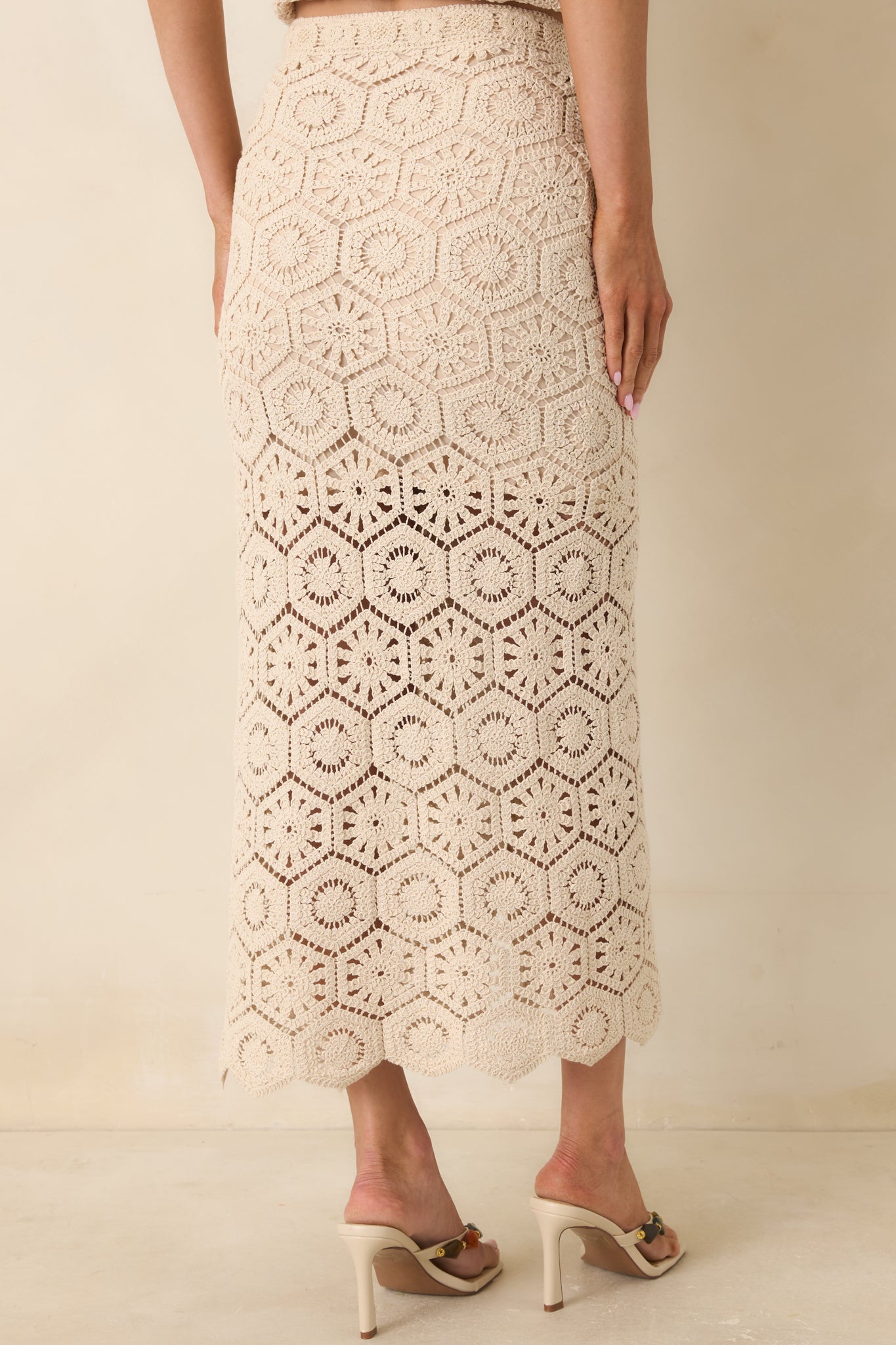 Women's Z Supply Natural Raquel Lace Skirt | 100% Cotton 7