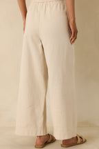 Women's Z Supply Parchment Beige Daycation Pants | 52% Cotton & 48% Lyocell 5