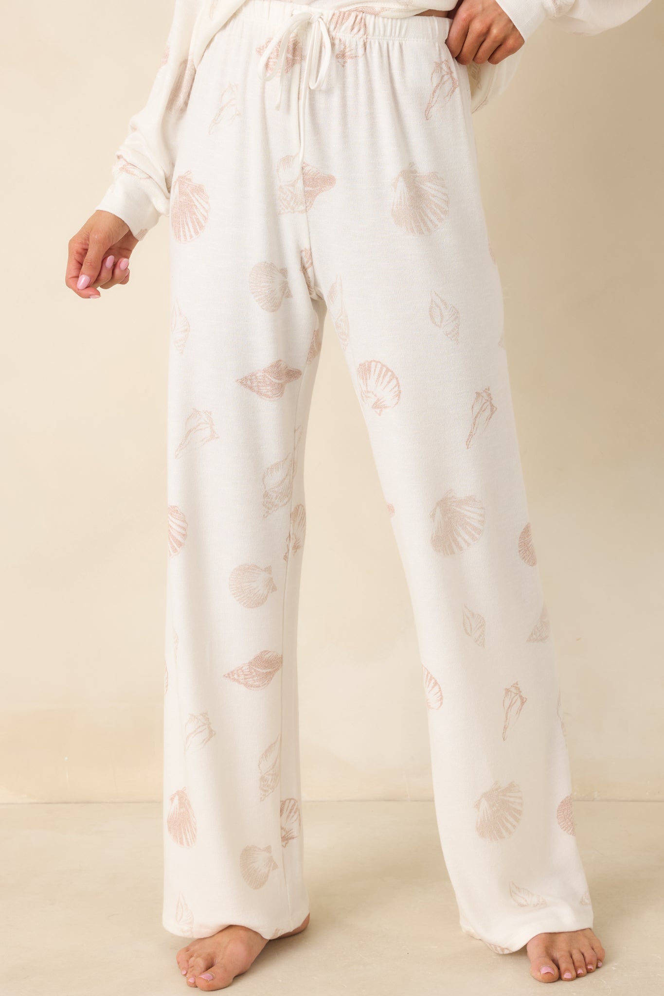 Women's Z Supply Vanilla Ice Barefoot Beach Pajama Pants | 52% Rayon 4