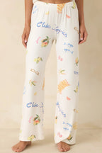 Women's Z Supply Vanilla Ice Vintage Tropic Pants | 95% Polyester & 5% Spandex 5