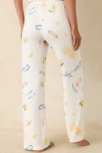Women's Z Supply Vanilla Ice Vintage Tropic Pants | 95% Polyester & 5% Spandex 6