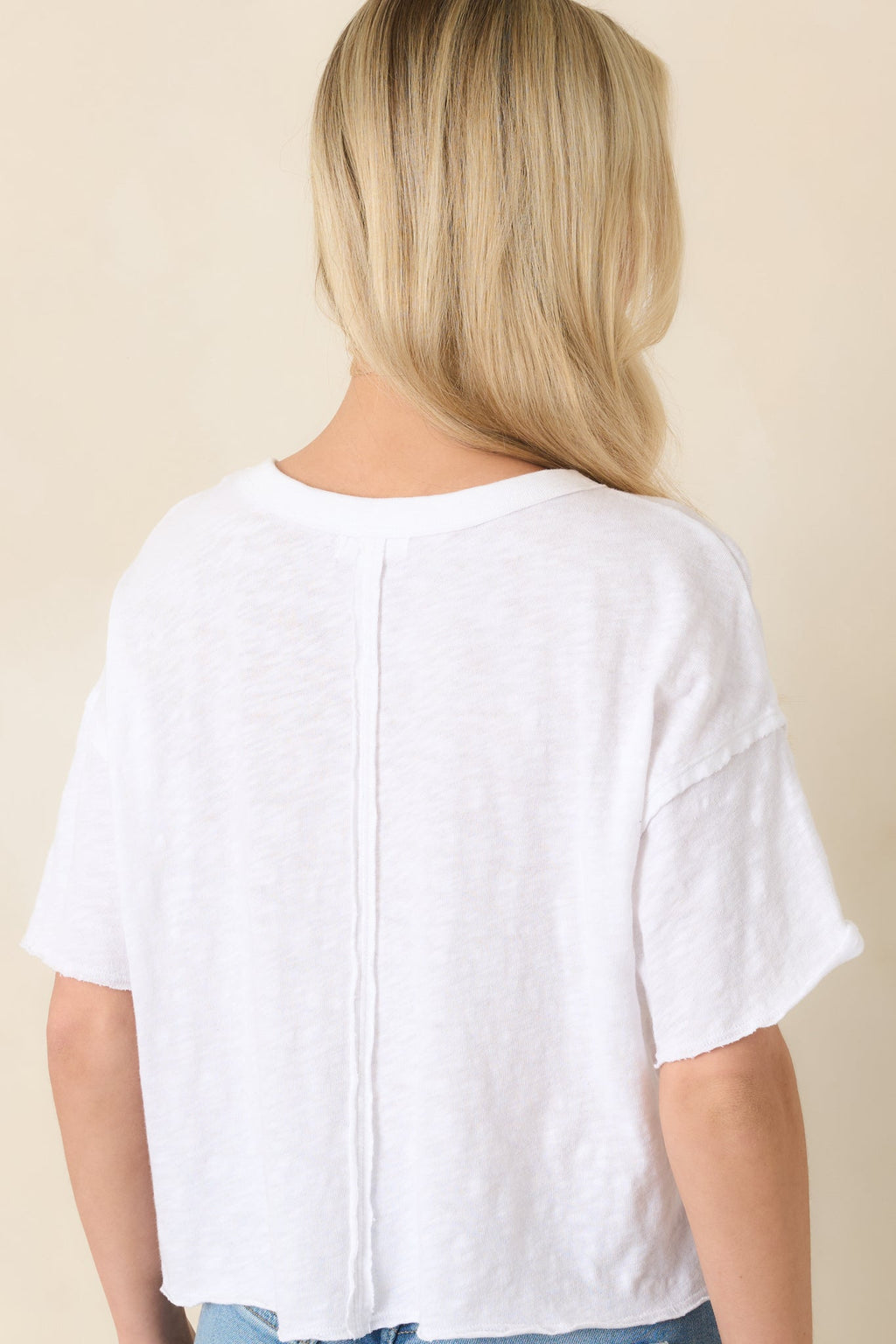 Women's Z Supply White Cotton Everyday Pocket Tee | 100% Cotton 7