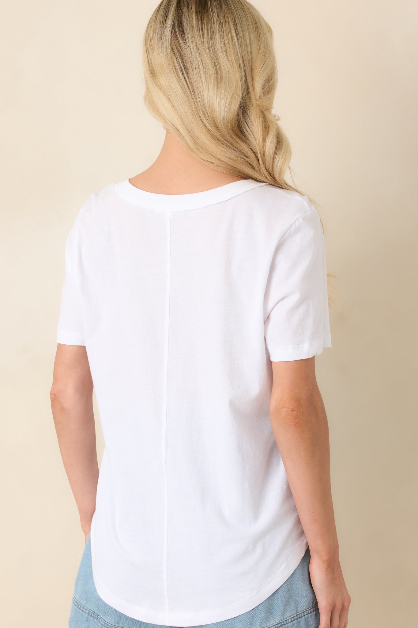 Women's Z Supply White Elara Cotton Jersey Top | 100% Cotton 7