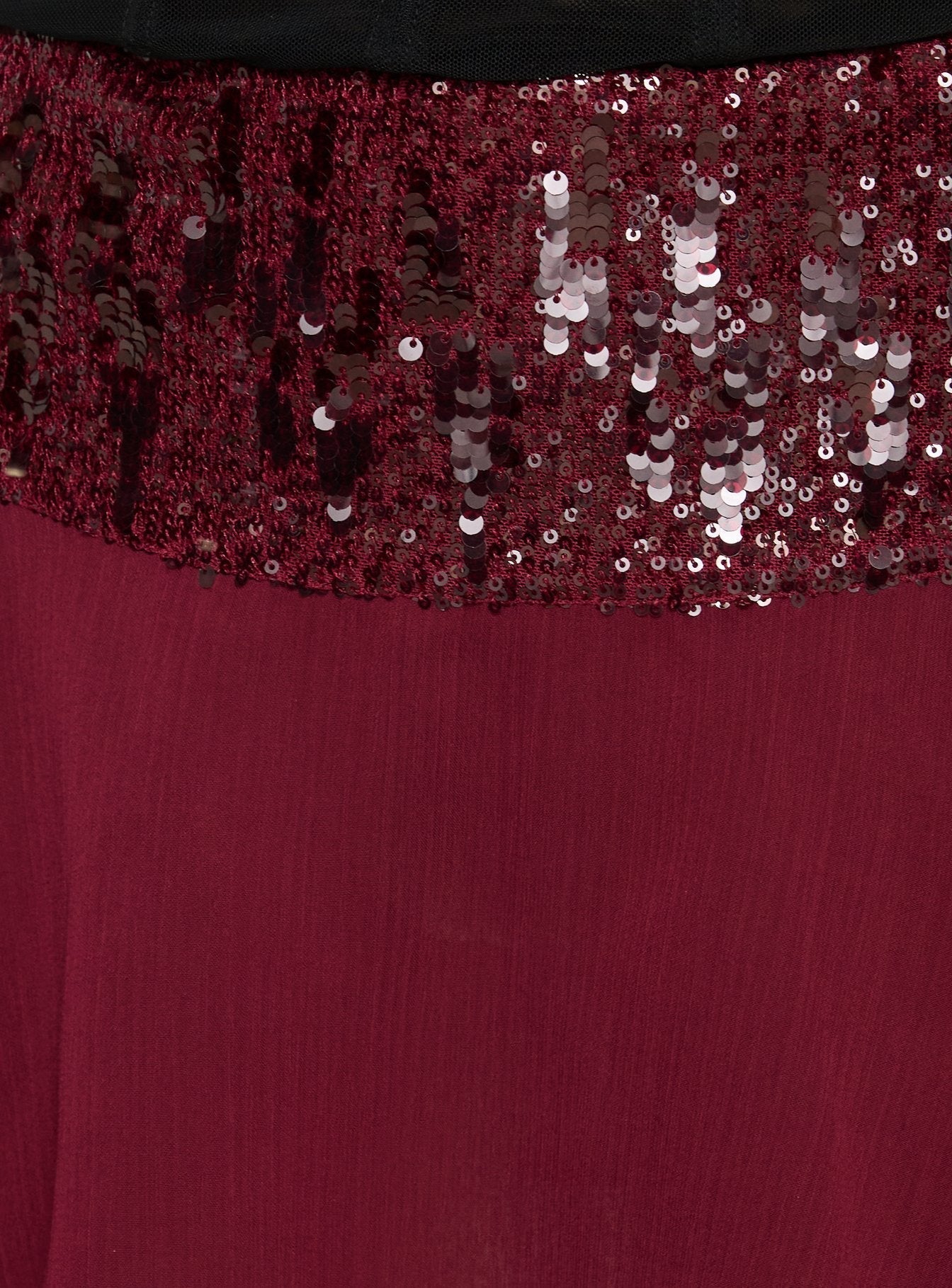 Women's Zenayda Drop Waist Sequin Mini Skirt Burgundy | Drop waist mini skirt with sequin detail 5