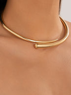 Zoe | Modern Elegant Waterfall Choker 2